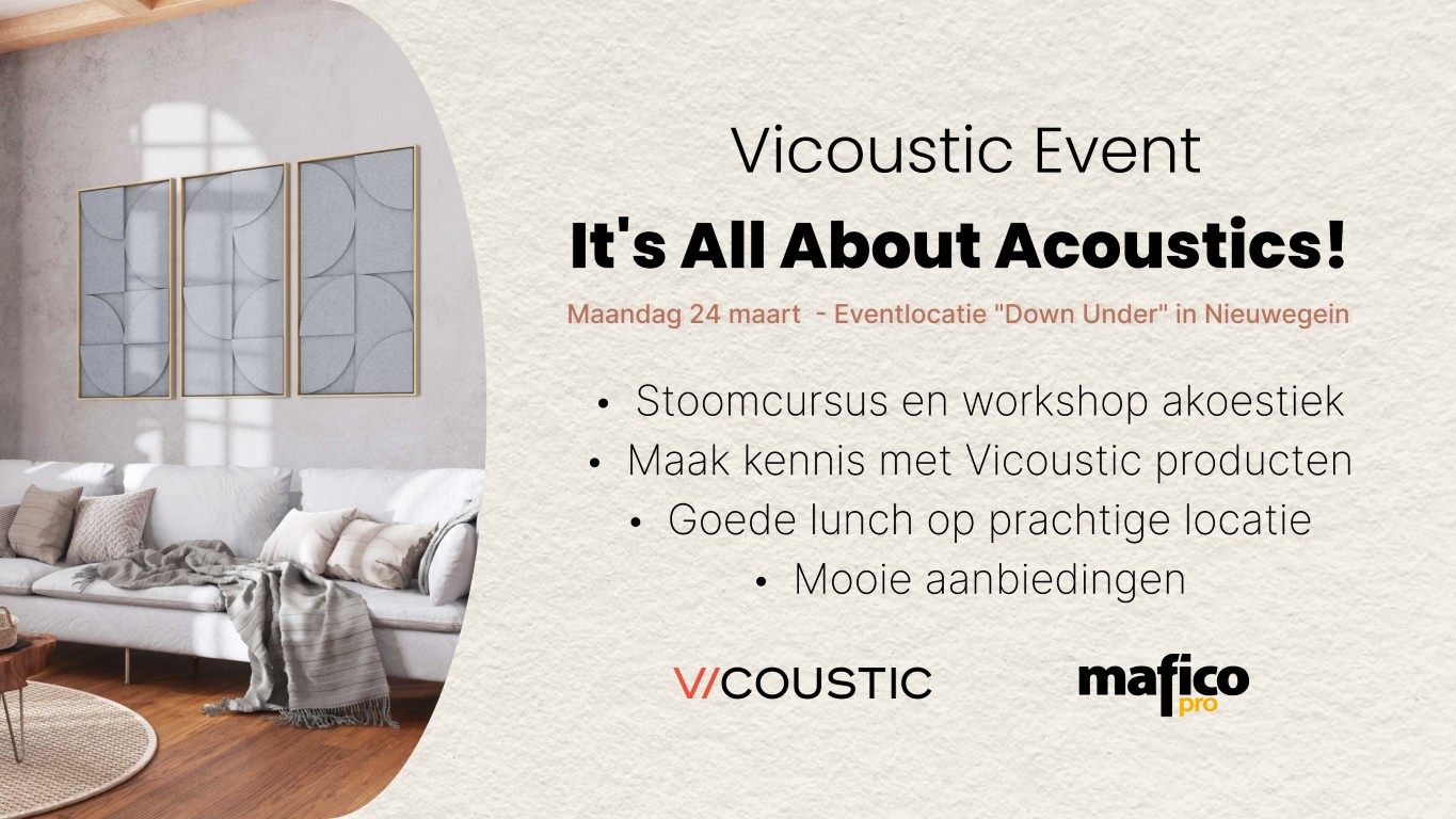 Vicoustic Event – It’s All About Acoustics!