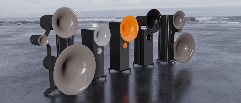Avantgarde Acoustic Hornspeaker setup