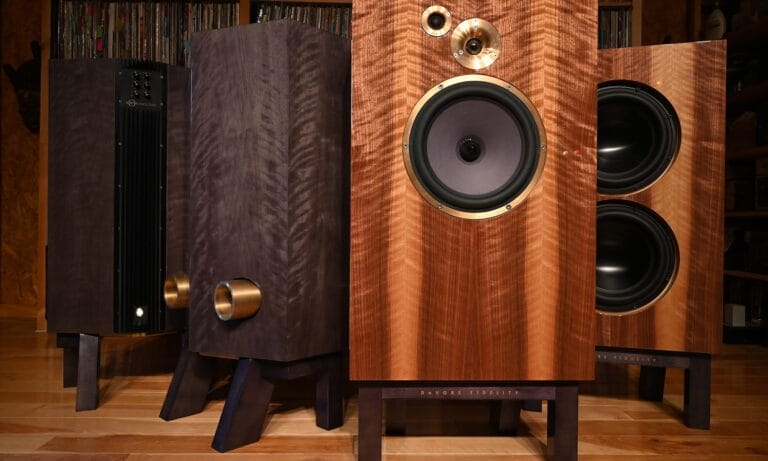 Devore Fidelity speaker setup