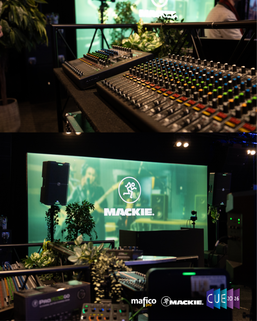 Mackie Mixers at cue 2026 in Ahoy Rotterdam