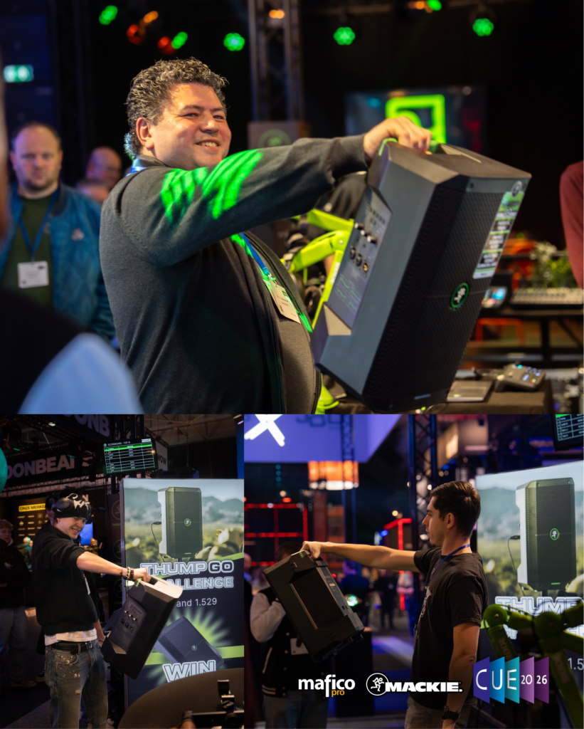 Mackie Thump Go challenge at Cue 2026