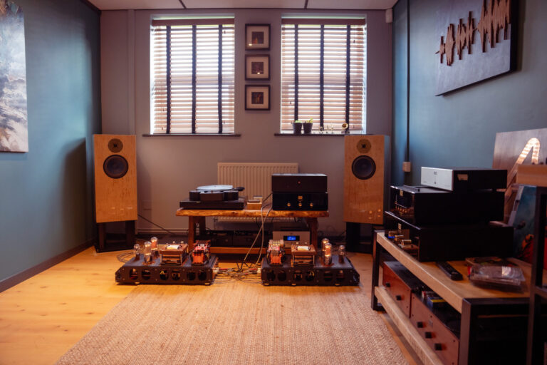 Listening room at the factory